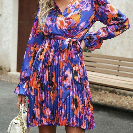 Floral Charm: Stretchy and Stylish Spring-Summer Dress - Très Elite