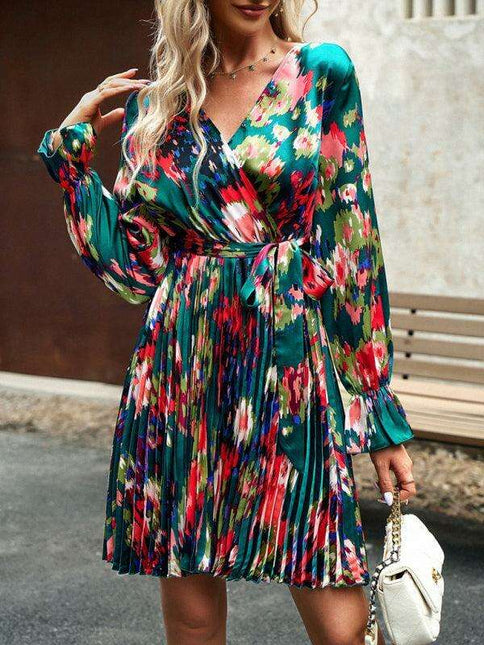 Floral Charm: Stretchy and Stylish Spring-Summer Dress