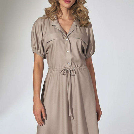 Floral Chic Kimono Mini Dress with Adjustable Waist and Stylish Patches - Très Elite