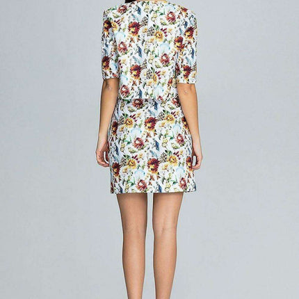 Floral Chic Skirt and Blazer Set - Très Elite