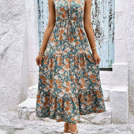 Floral Elegance: Effortlessly Chic Button-Up Dress for Spring