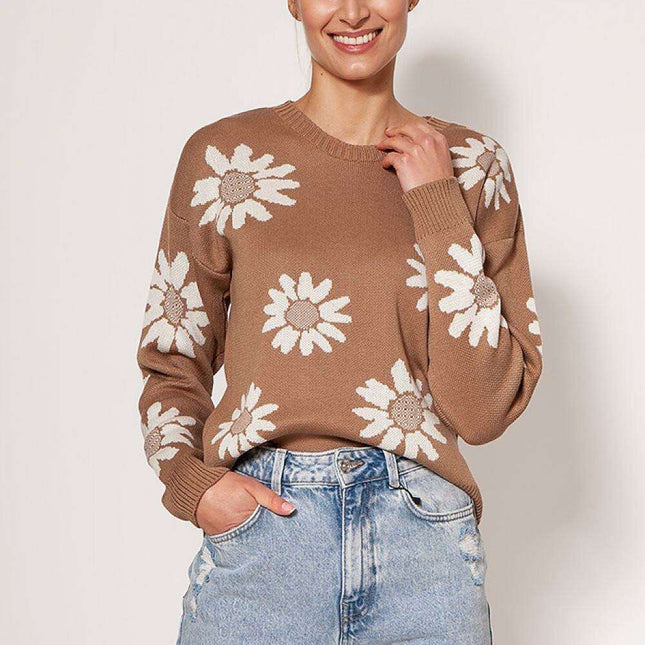 Floral Elegance Jumper