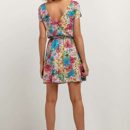Floral Elegance Kimono Day Dress - Très Elite