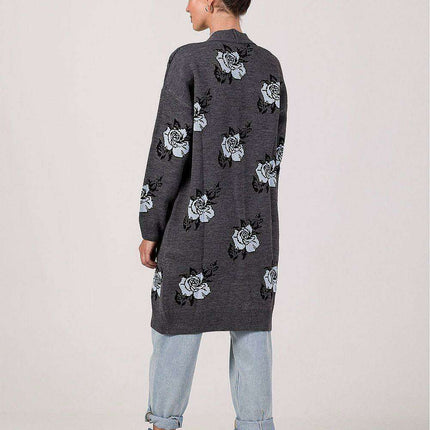 Floral Elegance Knit Cardigan - Très Elite