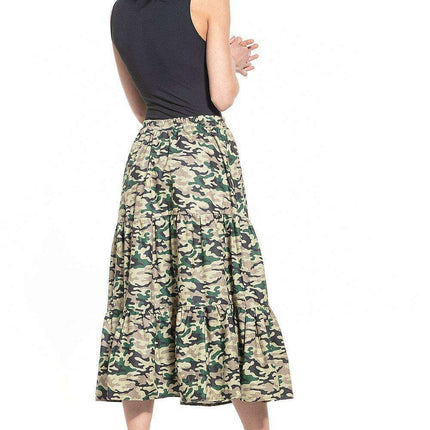 Floral Elegance Long Cotton Skirt - Tessita - Très Elite