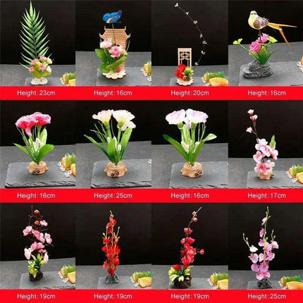 Floral Elegance Sashimi Garnish Set - Très Elite