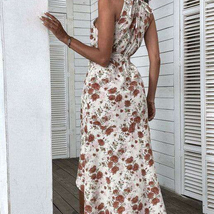 Floral Elegance White Maxi Dress - Summer Vibes - Très Elite