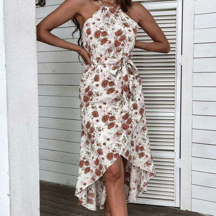 Floral Elegance White Maxi Dress - Summer Vibes - Très Elite