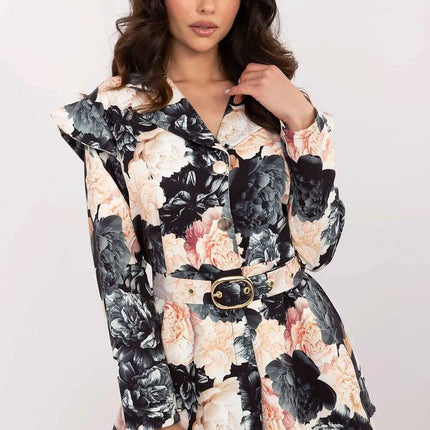 Floral Jumpsuit 210035 For Women Workwear Party Ready - Très Elite