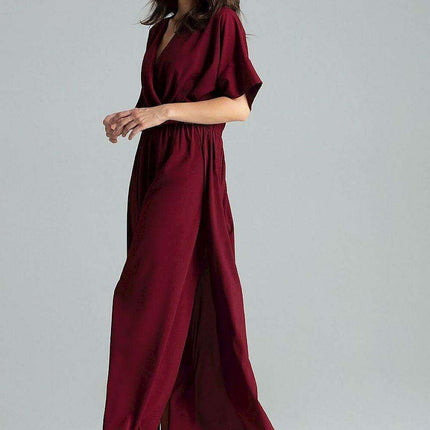 Floral Kimono Sleeve Long Dress with Stylish Envelope Neckline - Très Elite
