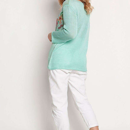 Floral Print Cozy Sweater - Très Elite
