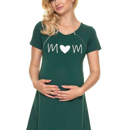 Floral Print Nursing Nightgown for Maternity and Beyond - Très Elite
