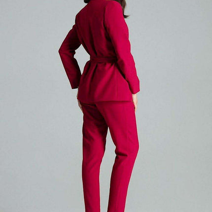 Floral Tie-Waist Asymmetrical Jacket - Très Elite