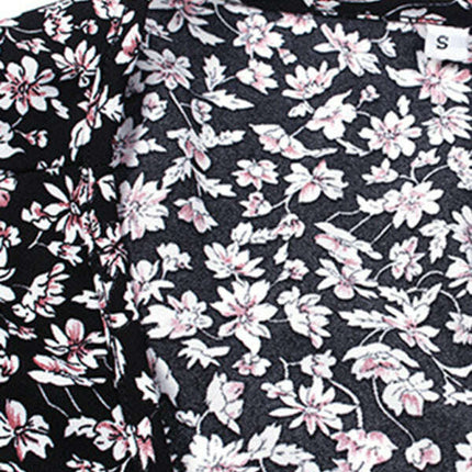 Floral wrap casual resort style strappy full skirt dress - Très Elite