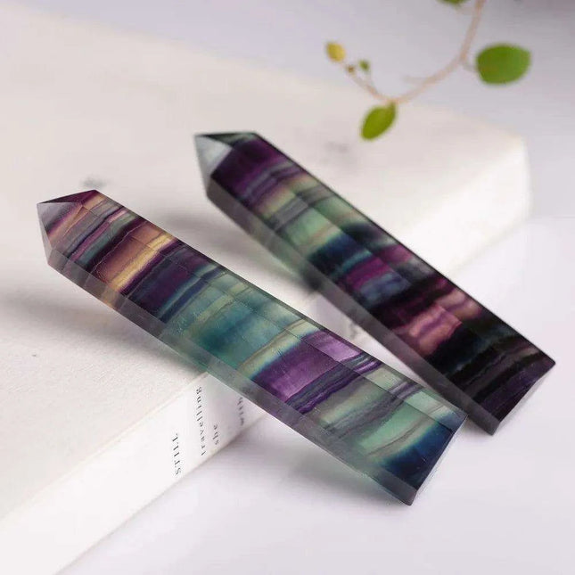 Fluorite Energy Wand - Embrace Positivity and Natural Beauty with Every Touch