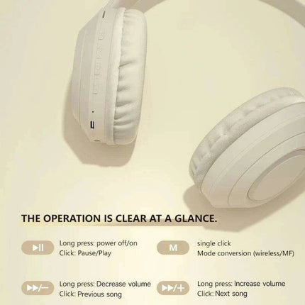 Foldable Noise-Canceling Wireless Headphones with Immersive Sound and Long Battery Life - Très Elite