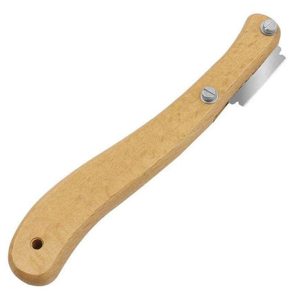French Bakery Bread Knife Set with Ergonomic Wooden Handle and 5 Curved Blades - Complete Bundle with Packaging Box - Très Elite