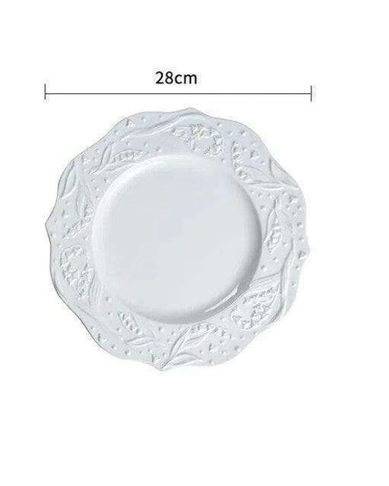 Lily Valley Luxe Porcelain Dining Plate Set