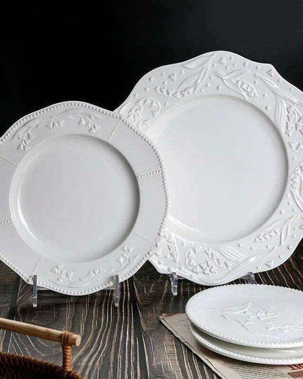 Lily Valley Luxe Porcelain Dining Plate Set