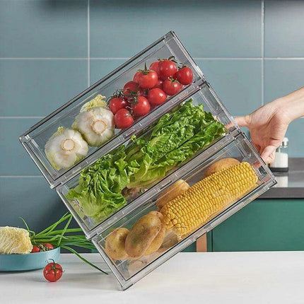 Fridge Organization Freshness Container - Ultimate Storage Solution for Neat Refrigeration..