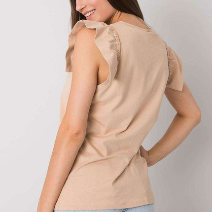 Frilled Sleeve Chic Blouse - Très Elite