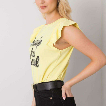 Frilled Sleeve Chic Blouse - Très Elite