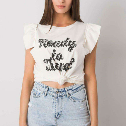 Frilled Sleeve Chic Blouse - Très Elite