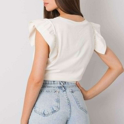 Frilled Sleeve Chic Blouse - Très Elite