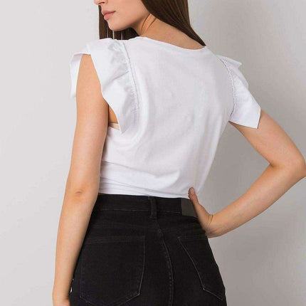 Frilled Sleeve Chic Blouse - Très Elite