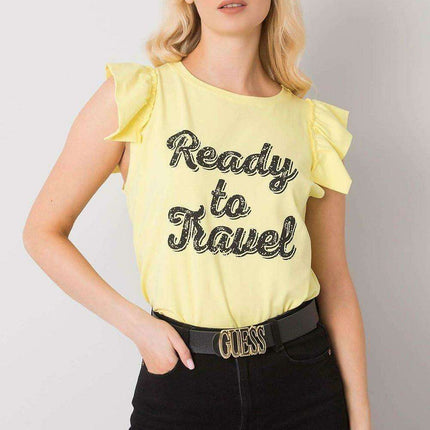 Frilled Sleeve Chic Blouse - Très Elite