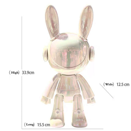 Futuristic Rabbit Fashionista Table Sculpture- Très Elite- Très Elite