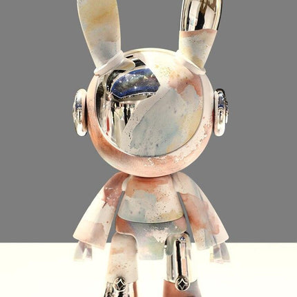 Futuristic Rabbit Fashionista Table Sculpture- Très Elite- Très Elite
