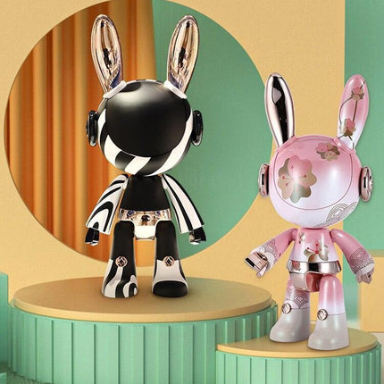 Futuristic Rabbit Fashionista Table Sculpture- Très Elite- Très Elite