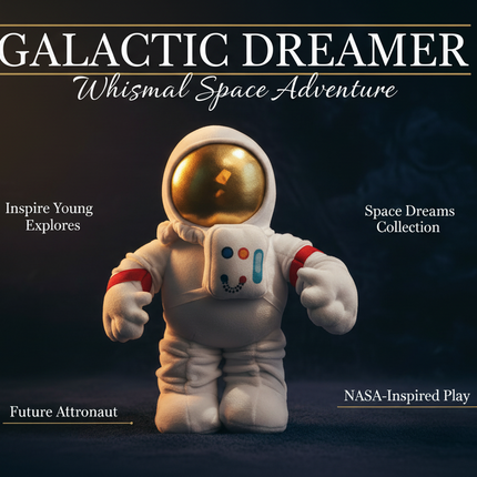 Galactic Dreamer Astronaut Plush Cushion - Whimsical Space Adventure Doll for Kids - Très Elite