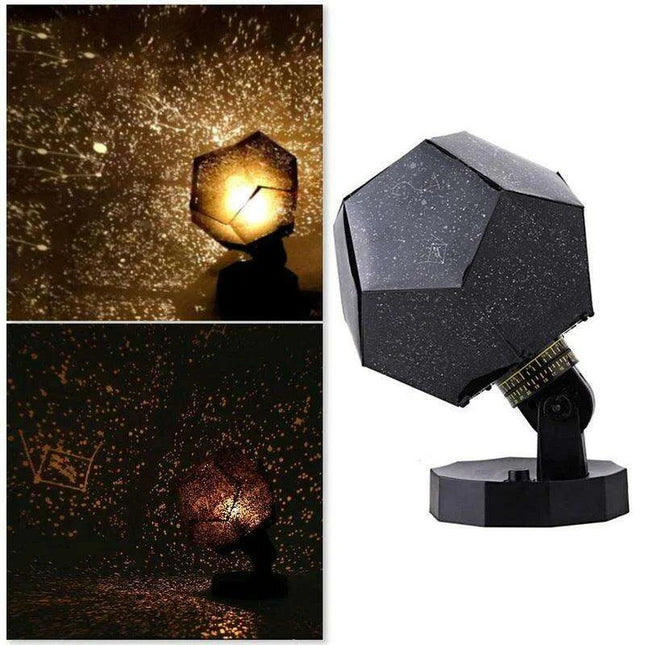 Galactic Dreams 3D Star Projector Lamp - Magical USB Night Light for Kids' Rooms and Relaxing Ambiance
