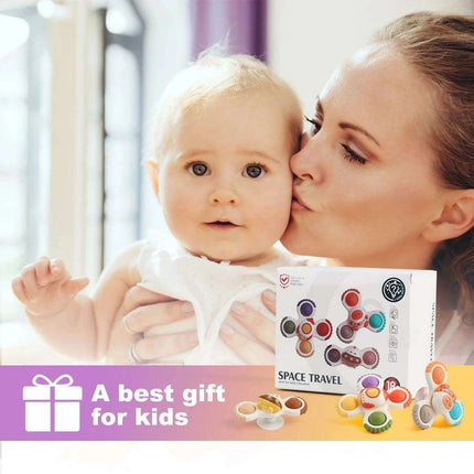 Galactic Splash Spinner Set: Engaging Bath Toys for Young Adventurers - Très Elite