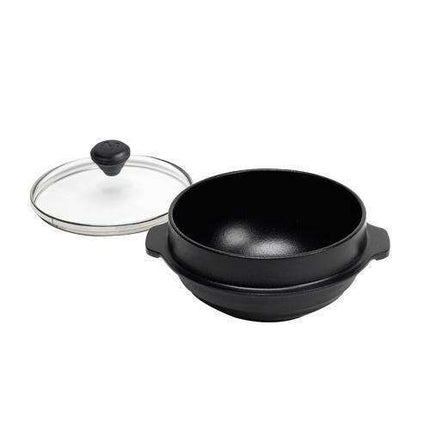Gamasot Mini Iron Cooking Pot with Innovative Heat Technology for Authentic Korean Flavors - Très Elite