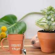Garden Guardian Mug - Adorable Flower Pot Design with Shovel Spoon for Plant Lovers - Très Elite