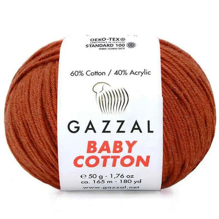 Gazzal Baby Cotton Ball Hand Knitting Yarn - 50g, 165m, Soft Cotton-Acrylic Blend for Creative Crochet & DIY Projects, Turkish Quality. Uncategorized gazzal-baby-cotton-ball-hand-knitting-yarn-50g-165m-soft-cotton-acrylic-blend-for-creativ Arts, Crafts & Sewing›Sewing & Fabric›Craft Fabrics