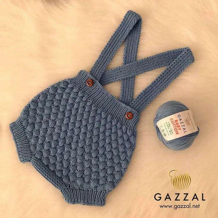 Gazzal Baby Cotton Ball Hand Knitting Yarn - 50g, 165m, Soft Cotton-Acrylic Blend for Creative Crochet & DIY Projects, Turkish Quality - Très Elite