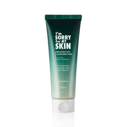Gentle Hydrating Cica Cleanser with Green Tea Flakes for Soothing Skin Care - Très Elite