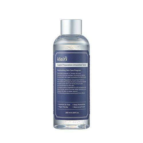 Gentle Hydrating Toner for Sensitive Skin - 180ml - Klairs Supple Preparation Unscented Formula