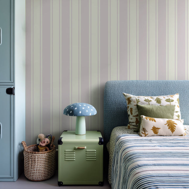 Wallcolors Tapeta Gentle Stripe Wallpaper - Elegant Design, Easy Appli