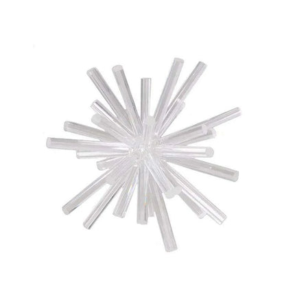 Geometric Elegance: Crystal Flower Spheres for Timeless Decor - Très Elite