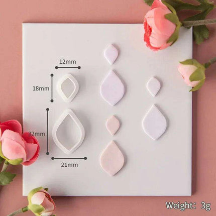 Geometric Elegance Polymer Clay Cutting Tools - Essential for Creative Makers..