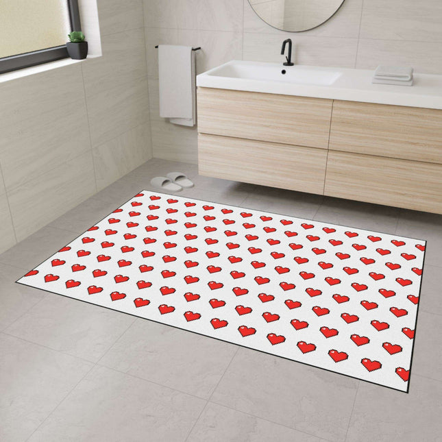 Geometric Elegance: Premium Polyester Area Rug