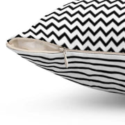 Geometric Elegance Reversible Pillow Cover - Très Elite