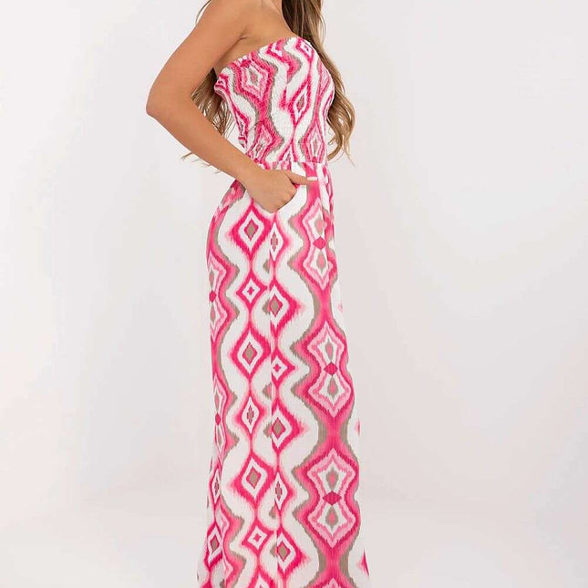 Geometric Pattern Jumpsuit Model 213243 for Women Casual