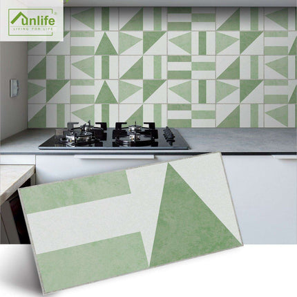 Geometric Urban Elegance Wall Stickers: Modern PVC Décor for Your Home..