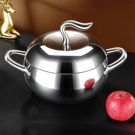 German SSGP316 Stainless Steel Double Ear Soup Pot - Exceptional Quality & Fast Shipping - Très Elite